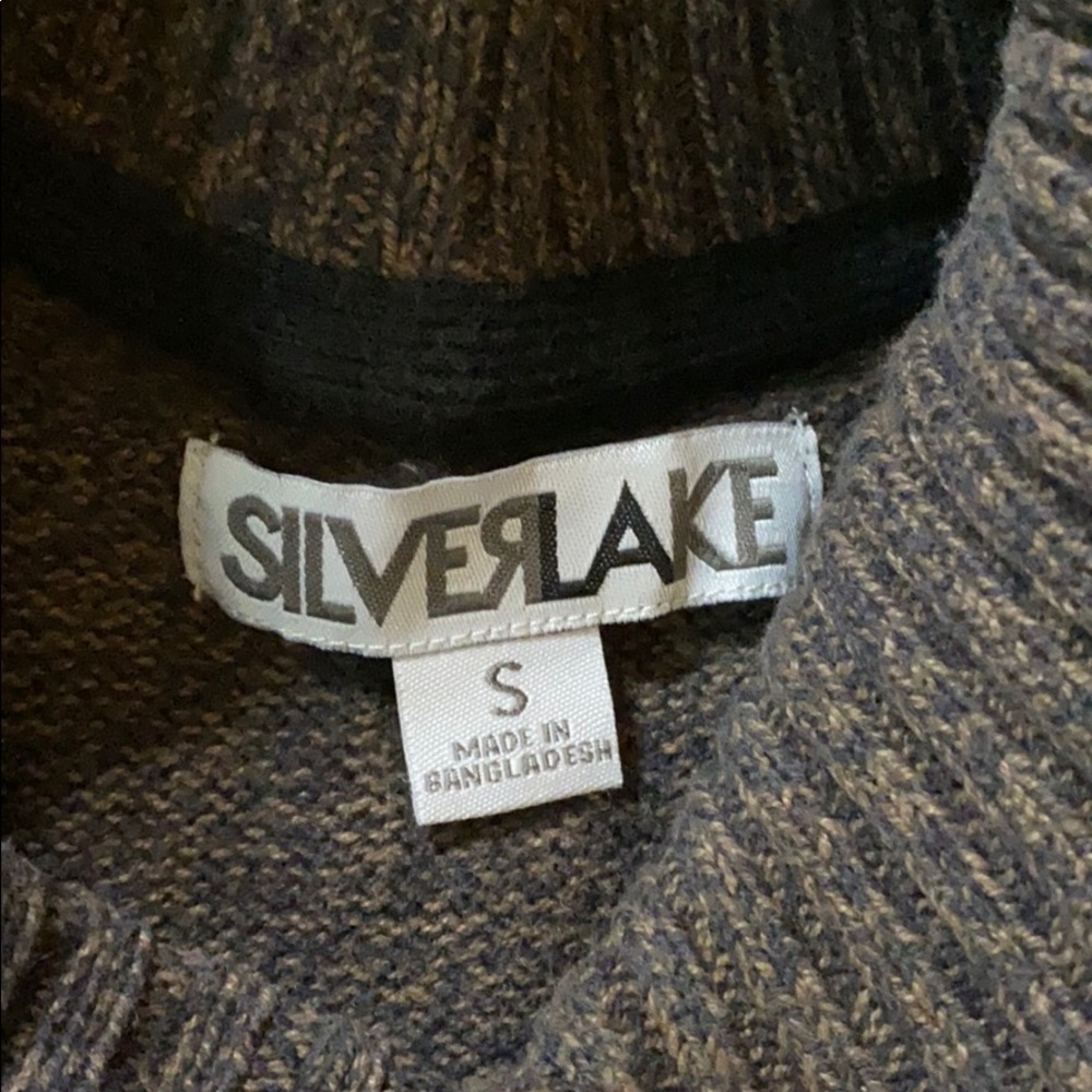 Brown high neck sweater - Picture 4 of 4